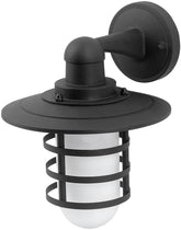 Avide Επιτοίχιο Φωτιστικό Εξωτερικού Χώρου Hermosa 1xE27 IP44 Μαύρο